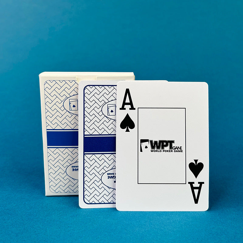 WPT Texas Hold'em Poker Cards. High - grade hard plastic, wholesale, full box, competition - spec, waterproof & anti - fold. - Korvel