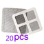 20pcs Summer Anti-Mosquito Fill In The Loophole Mosquito Window Screen Sticker Home Anti Mosquito Repair Screen Patch Stickers - Korvel