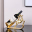 Creative Golden Deer Wine Rack Living Room Wine Cabinet Decoration Home TV Cabinet Decoration Red Wine Rack Decorative Crafts - Korvel