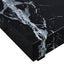 A modern and practical coffee table made of MDF material with black patterns - Korvel