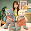 Cute Rabbit Sleeping Pillow Soothing Doll Cloth Doll - Korvel
