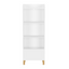 Kids 4-Tier Bookcase Children's Book Display Bookshelf Toy Storage Cabinet Organizer for Children's Room Playroom - Korvel