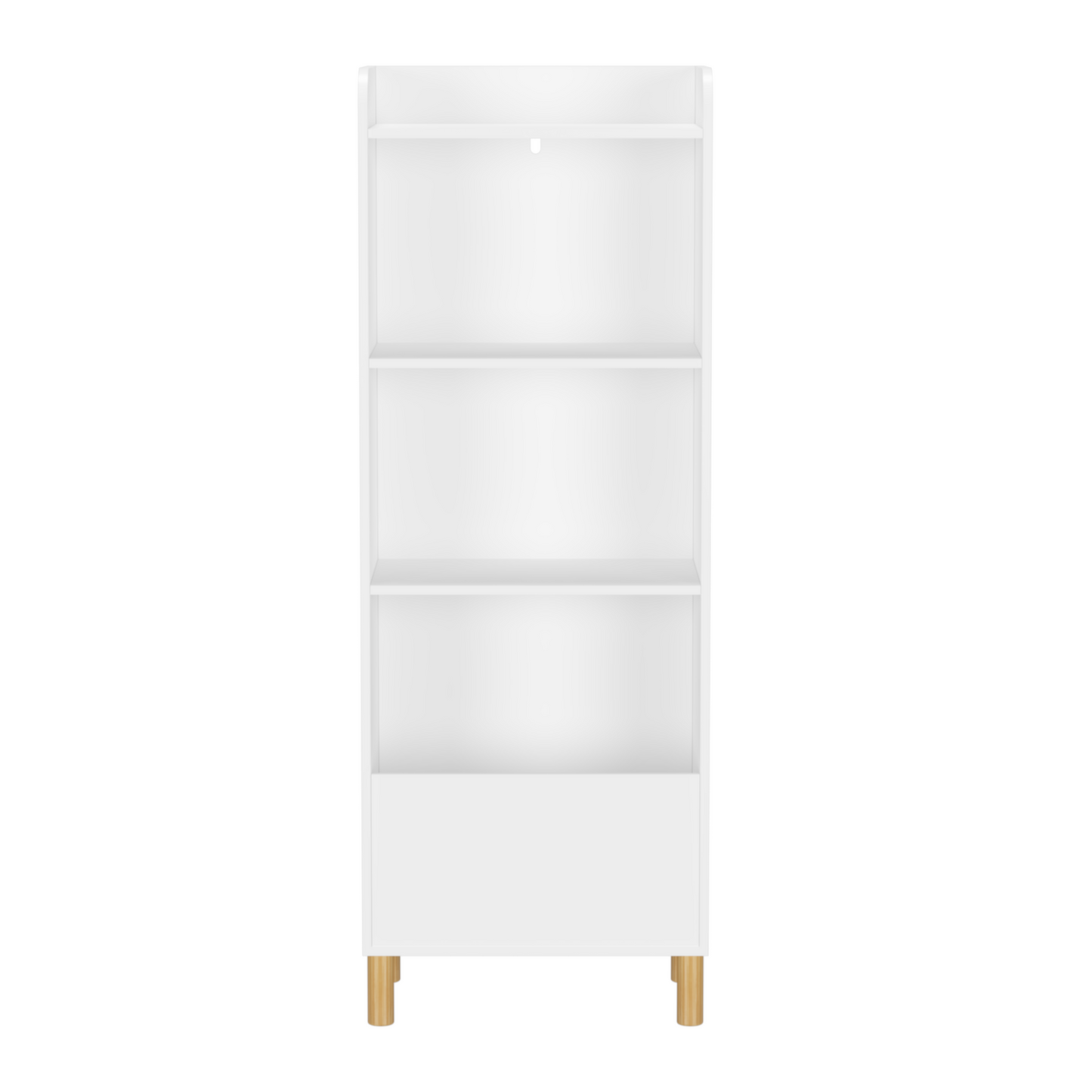 Kids 4-Tier Bookcase Children's Book Display Bookshelf Toy Storage Cabinet Organizer for Children's Room Playroom - Korvel