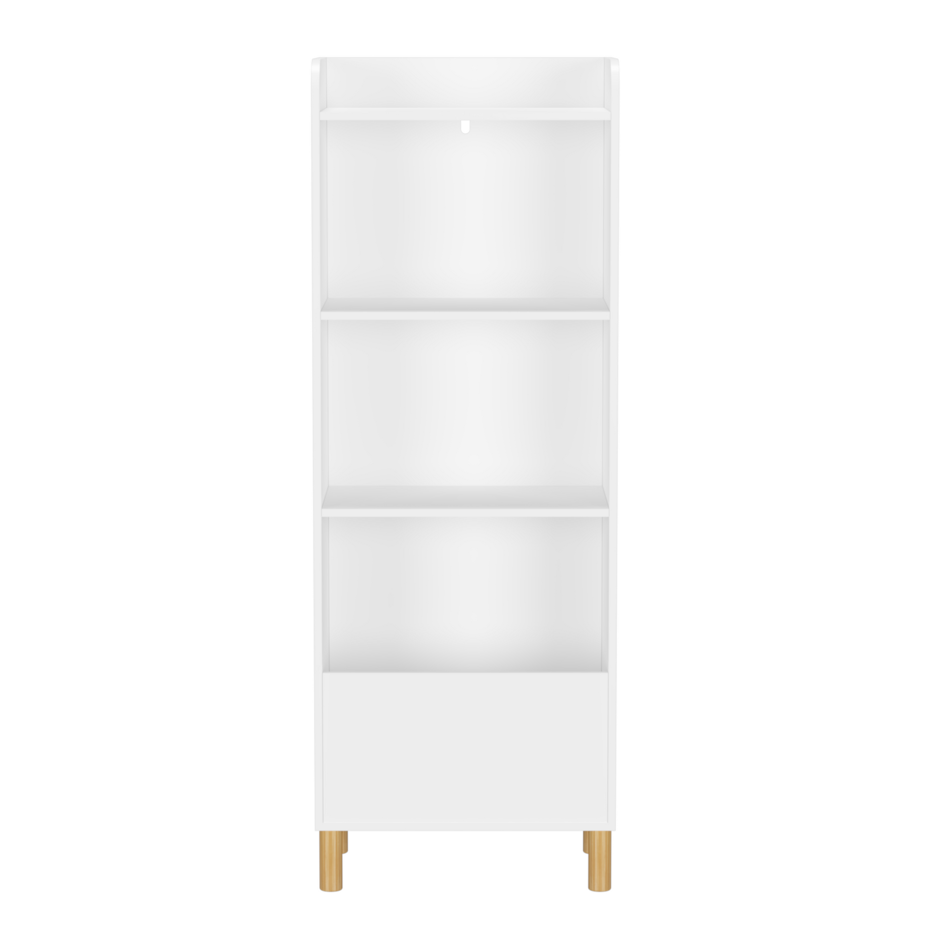 Kids 4-Tier Bookcase Children's Book Display Bookshelf Toy Storage Cabinet Organizer for Children's Room Playroom - Korvel