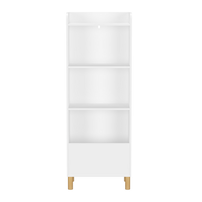 Kids 4-Tier Bookcase Children's Book Display Bookshelf Toy Storage Cabinet Organizer for Children's Room Playroom - Korvel