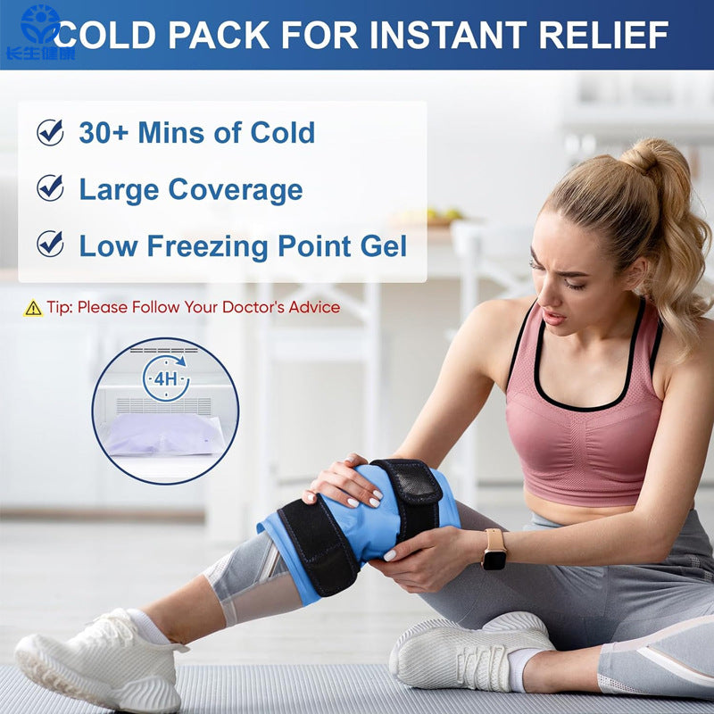 Premium Gel Knee Pad with Ice Pack for Sports