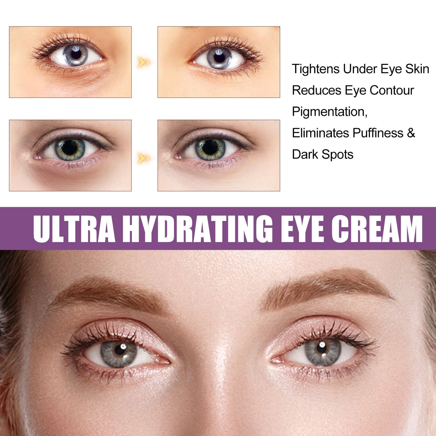 Moisturizing Eye Cream, Firming And Lifting Eye Creme For Fine Lines Crow's Feet Dark Circles - Korvel