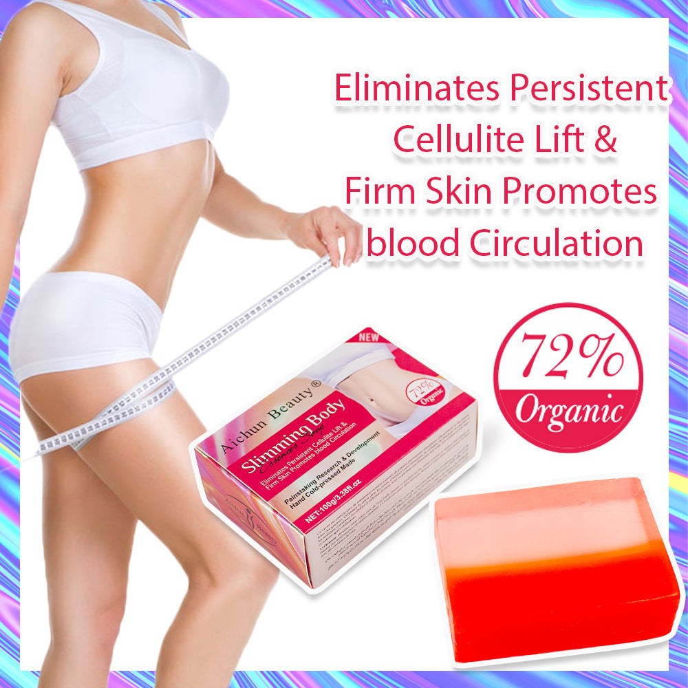 Body Sculpting Two-Color Handmade Soap Body Skin Curve Lift Moisturizing Moisturizing Mild Skin Care Handmade Soap - Korvel
