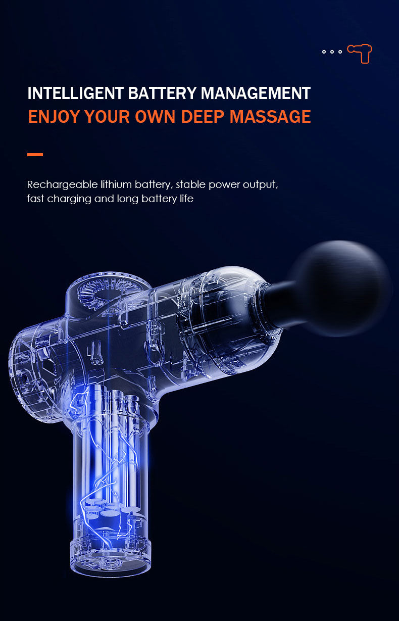Mini Fascia Gun Muscle Relaxation Electric Vibration Massage Gun Mini Portable Fascia Gun - Korvel