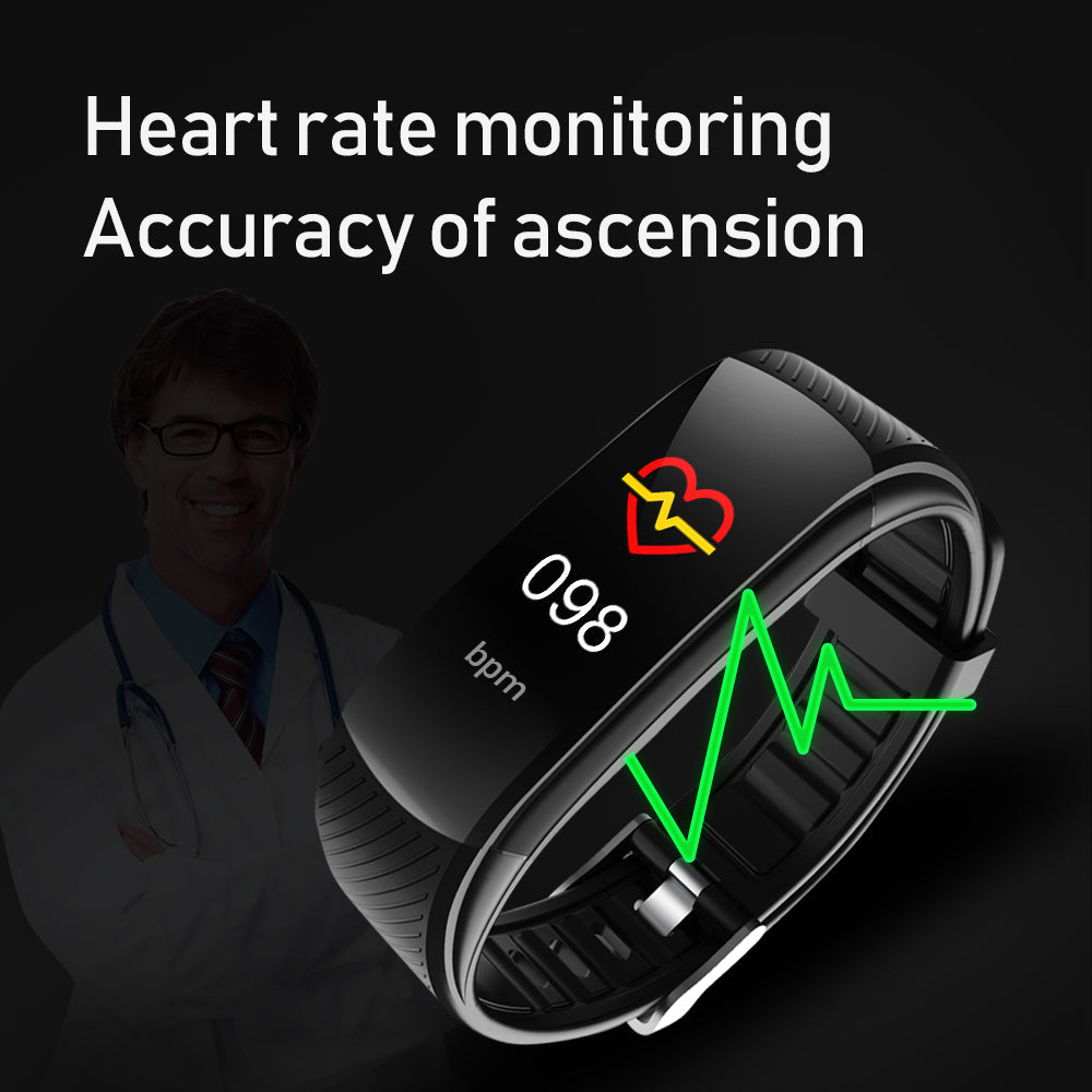 C5S Smart Bracelet Sports Pedometer Heart Rate Blood Pressure Blood Oxygen Health Monitoring Sports Bracelet - Korvel