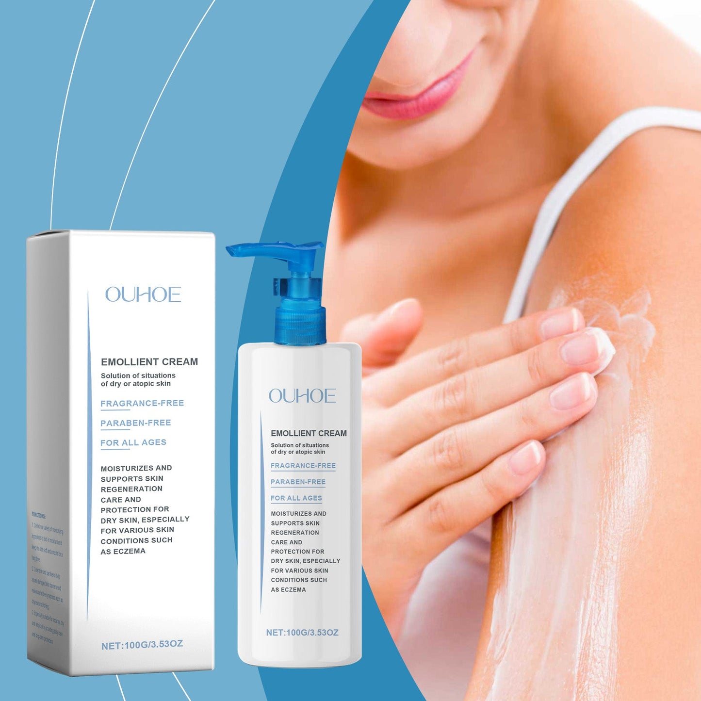 Moisturizing Care Cream, Moisturizing, Moisturizing, Non-Greasy Body, Leaving Fragrance, Moisturizing, Moisturizing, Dry Skin And Moisturizing - Korvel