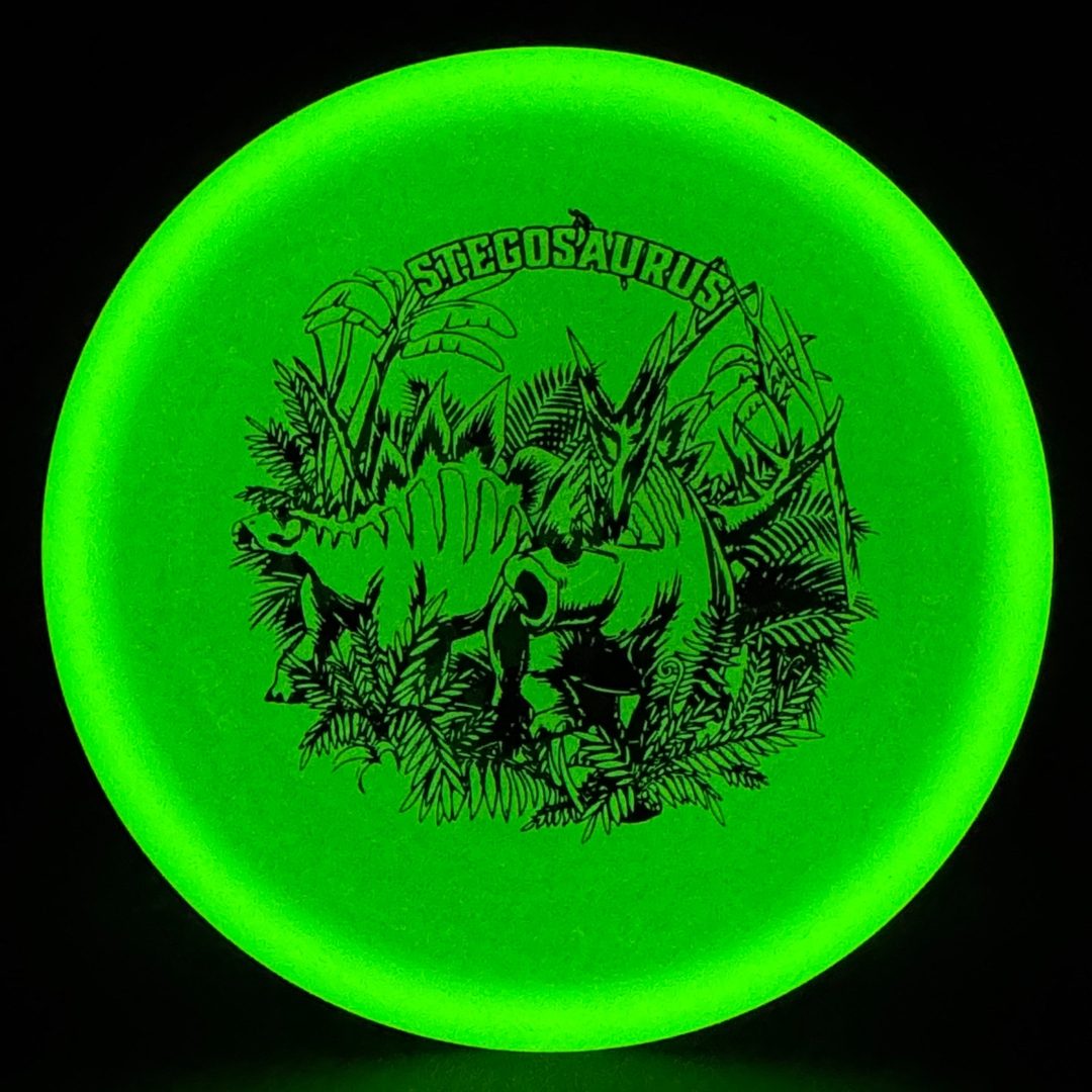 Glow Egg Shell Stegosaurus - Special Edition Disc Golf Disc