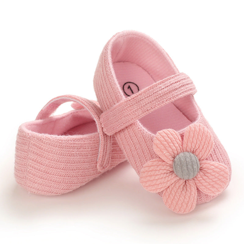 Spring And Autumn Style 0-1 Year Old Baby Toddler Shoes Soft Bottom Breathable Baby Shoes All-Match Princess Shoes - Korvel