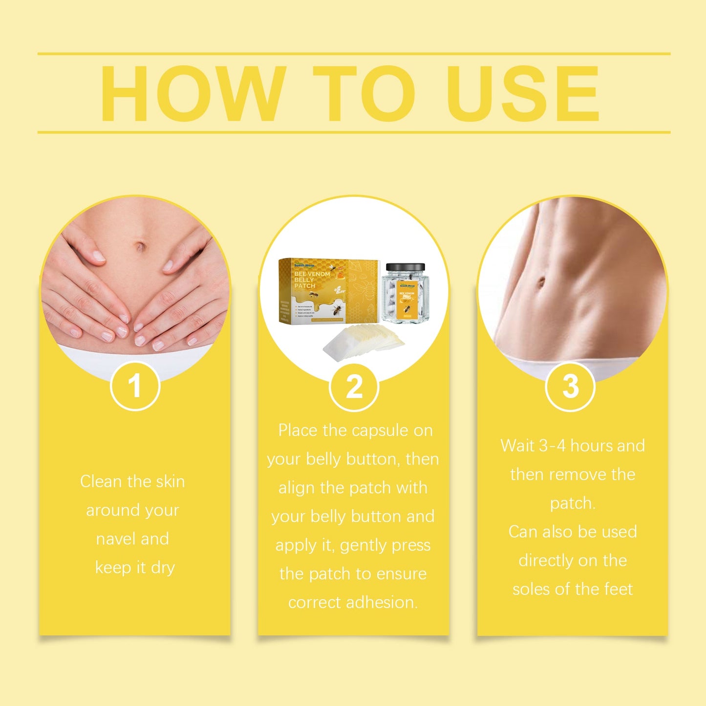 Bee Venom Body Sculpting Stick Slimming Body Sculpting Navel Stick Tummy Tucking Body Curves Firming Skin - Korvel