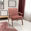 Mid-Century Modern Chair, Living Room Chair with Solid Wood Frame, Accent Chair Extra-Thick Backrest, Wingback Chair for Bedroom - Korvel