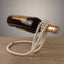 Pearl Necklace Stainless Steel Wine Rack Wine Pedestal Clamp Holder Suspension Champagne Whisky Small Ornaments - Korvel