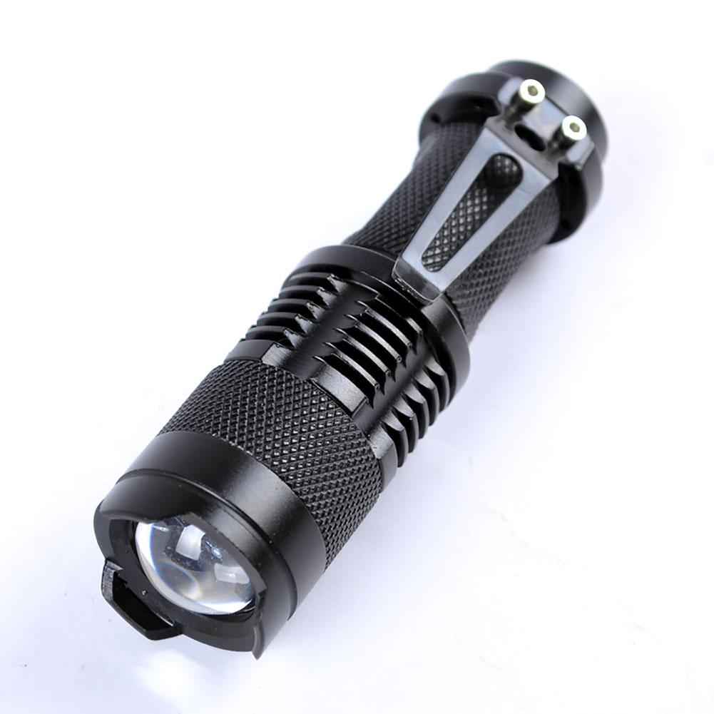 Mini 3 Modes LED UV Flashlight - Waterproof & Zoomable