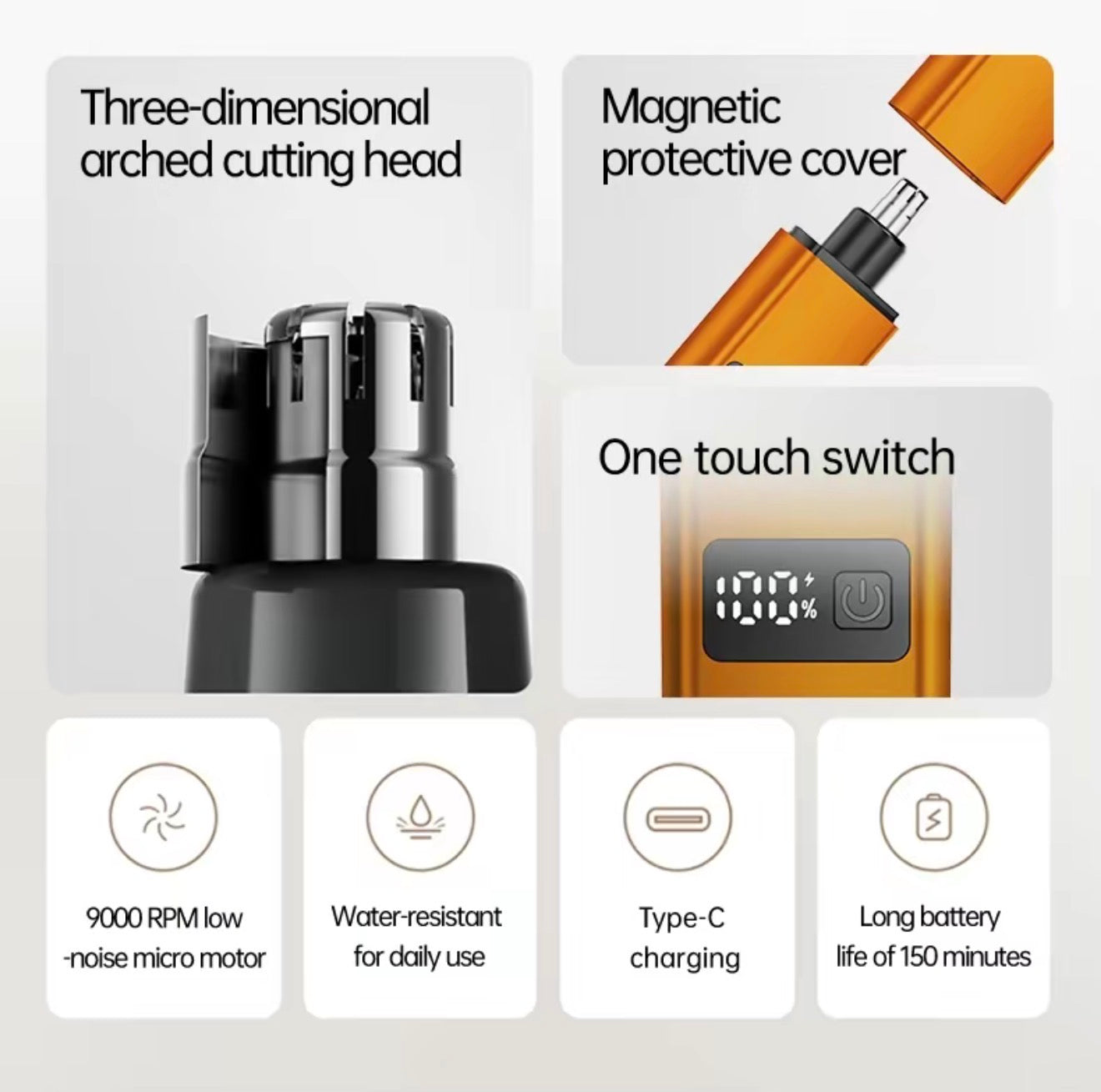PureCut Nose Trimmer - Precision Grooming Tool