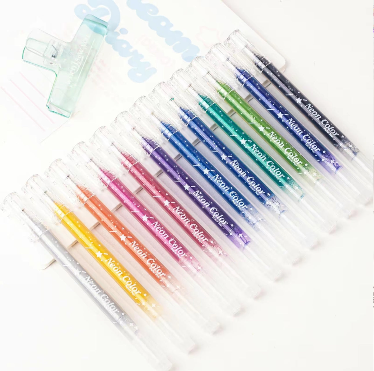 SparkleHue Gel Pen Set - Korvel