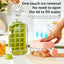 Ice - covered tray; freezer - overflow prevention ice tray - Korvel