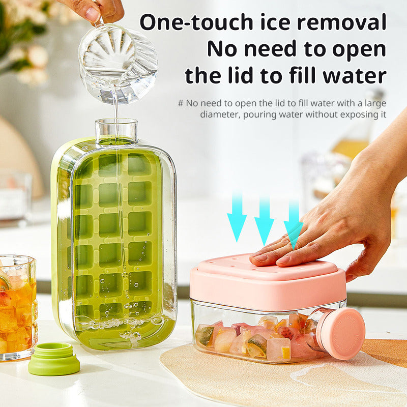 Ice - covered tray; freezer - overflow prevention ice tray - Korvel