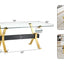 Dining table Modern tempered glass dining table Large modern office desk - Korvel