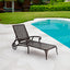 Aluminium Cast lounge chair 1pcs white - Korvel