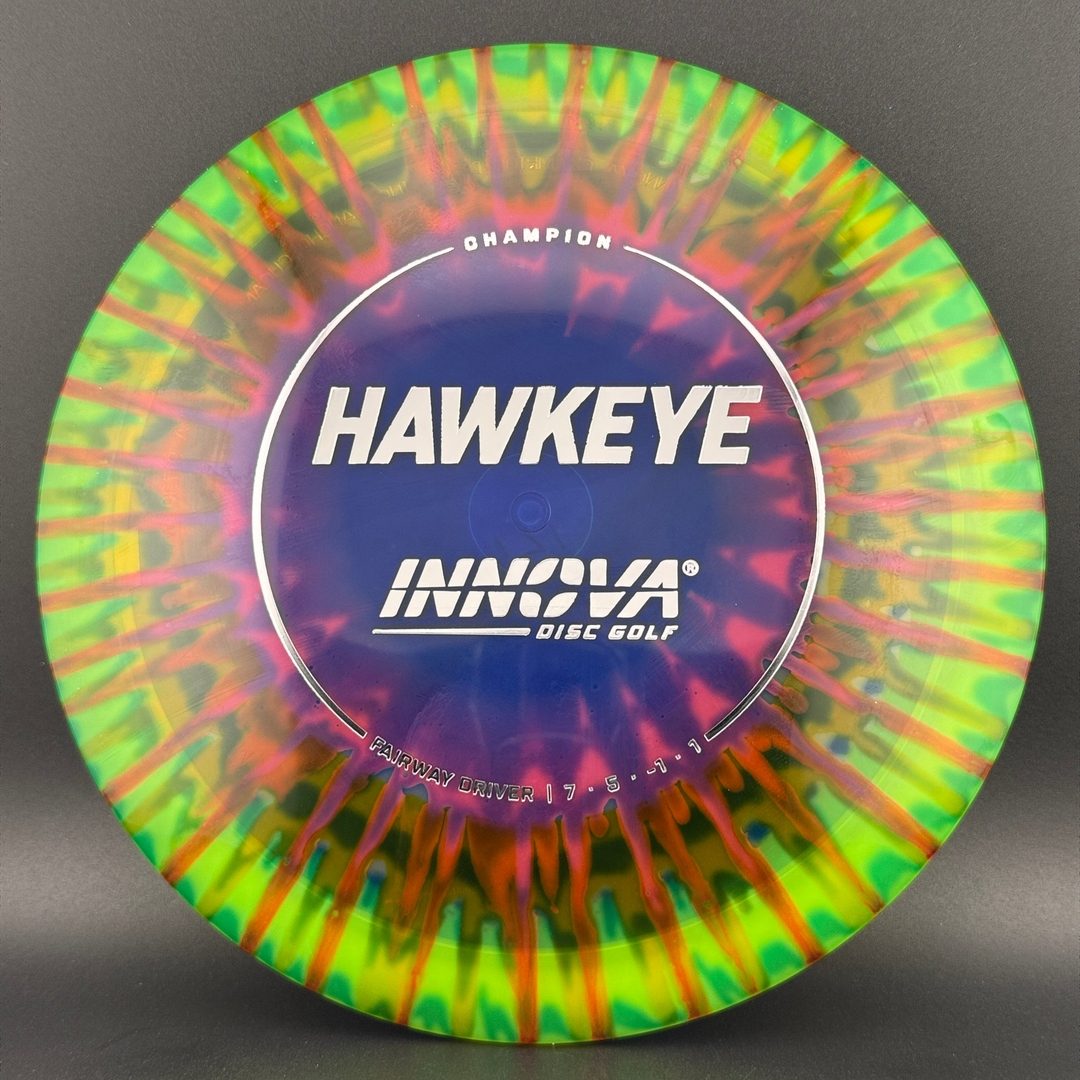 I-Dye Champion Hawkeye Disc Golf Driver