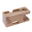 Alloet Wooden Charging Dock Station for Mobile Phone Holder Stand Bamboo Charger Stand Base For Apple Watch and For iphone - Korvel