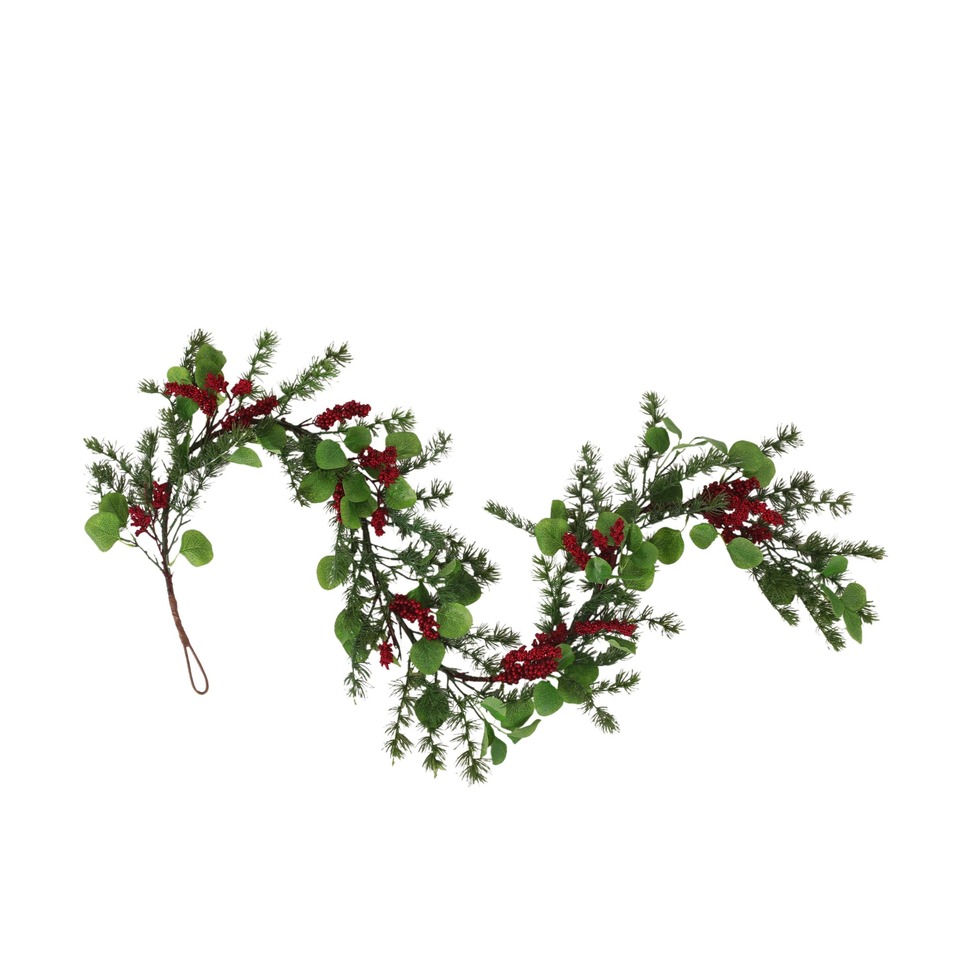 5' LEAVES/BERRY GARLAND - Korvel