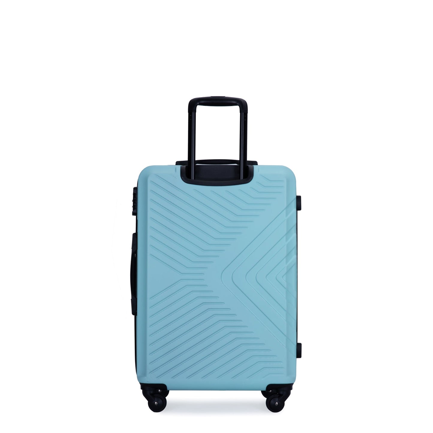 Ensemble de bagages léger en ABS de 3 pièces avec roues pivotantes - Vert