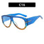 T-Shaped Large Frame Sunglasses - Personalized Women's Style