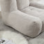 Sillón Puff Esponjoso con Espuma Viscoelástica y Otomana