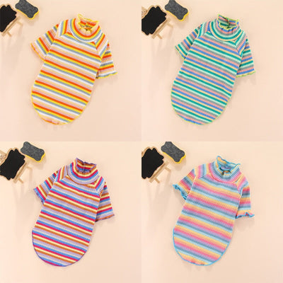 Netizen Teddy Little Dog Clothes Basecoat Summer Wear Thin Cotton Pet Clothing Spring Summer Cat - Korvel