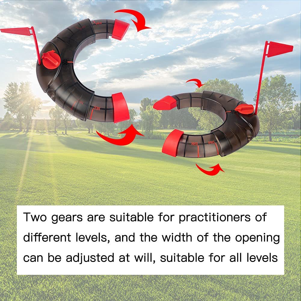 Golf Putting Practice Green Hole Cup Adjustable Hole Cup Golf Putt Mobile Hole Cup - Korvel