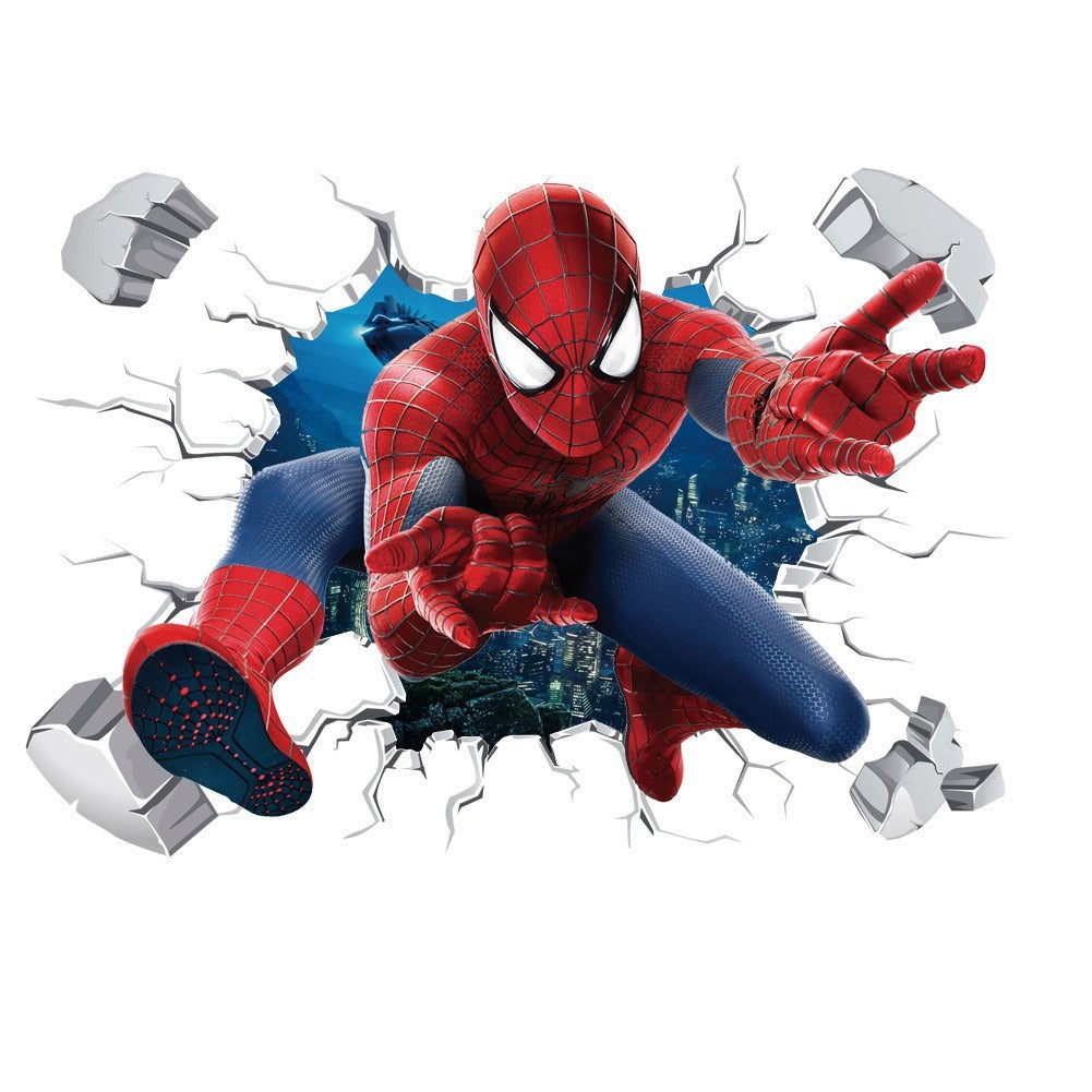 Autocollants Muraux 3D Avengers Fist - Décor PVC Créatif