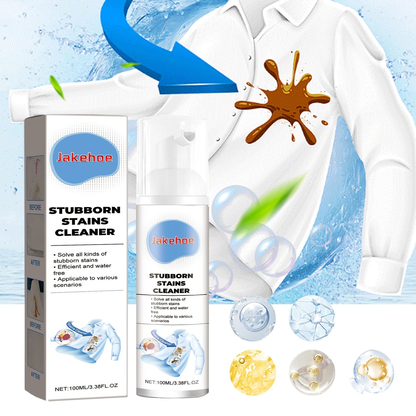 Dry Cleaning Agent For Oil Stains, Soft Cleaning Agent For Deep Cleaning And Protective Clothin - Korvel