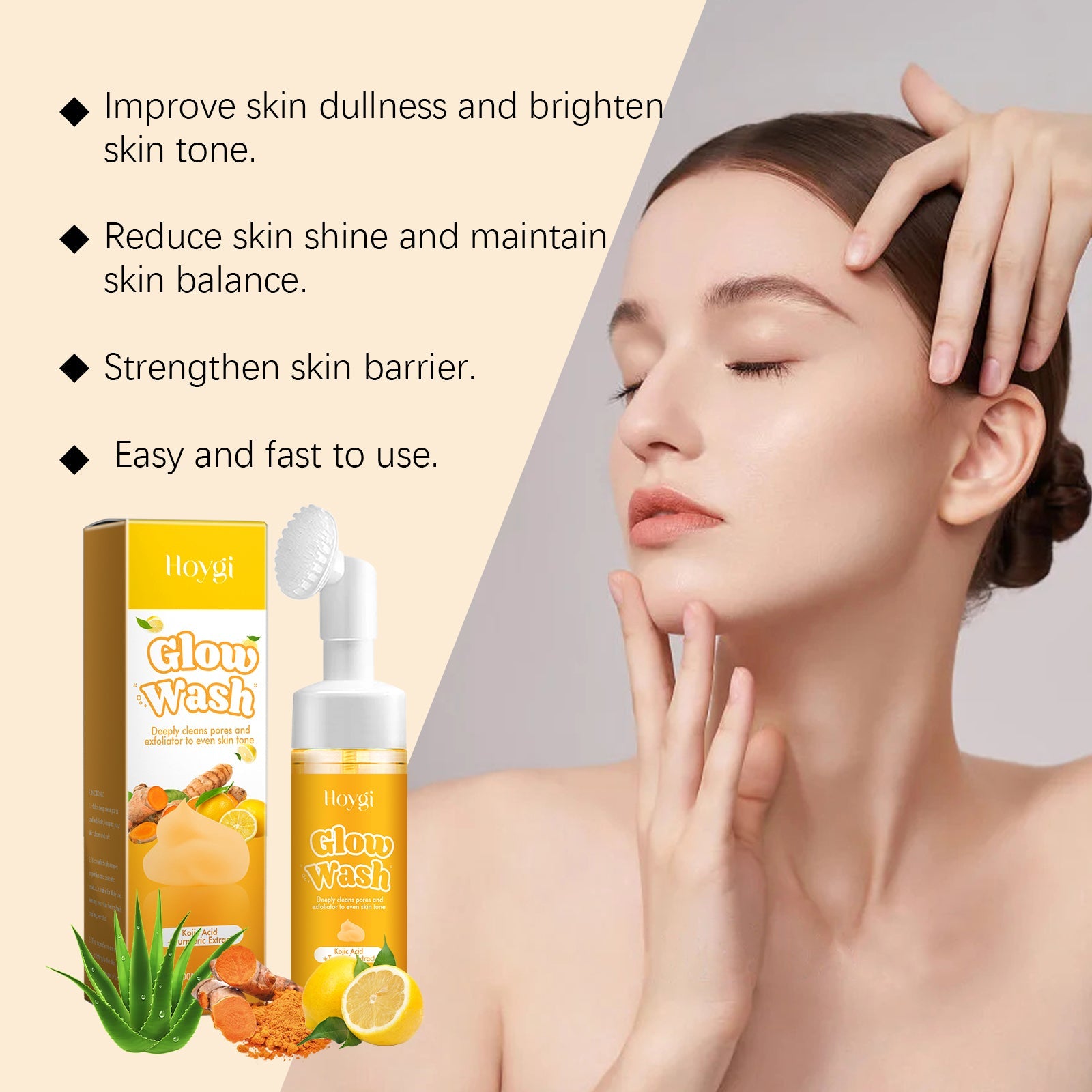 Turmeric Cleanser Gently Cleanses Pores And Improves Skin Quality - Korvel