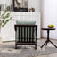 Chaise Berçante en Tissu Tissé de Style Mid-Century Moderne