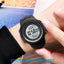 SKMEI 1681 Body Temperature Men's Watch Electronic 5Bar Waterproof Long Battery Life Alarm Clock LED Healthy Male Sport Watch - Korvel