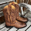 Ariat Men's Distressed Brown Wide Square Toe Boots - Korvel