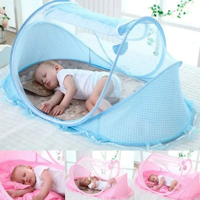 Folding Mosquito Net with Sleeping Pad for Children