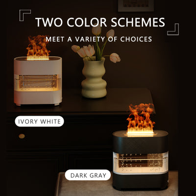 New Products Rain Cloud Fire Humidifier Water Drip Novedades  Rain Water Diffuser Fire Flame Humidifier Aroma Diffuser - Korvel