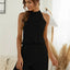 Cutout Grecian Neck Romper - Korvel