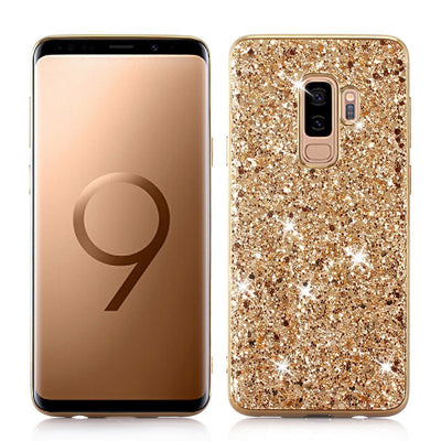 Phone Case for Samsung Galaxy S9 Plus Case Silicon Bling Glitter Crystal Sequins Soft TPU Cover Fundas for Samsung S9 Plus S9 - Korvel