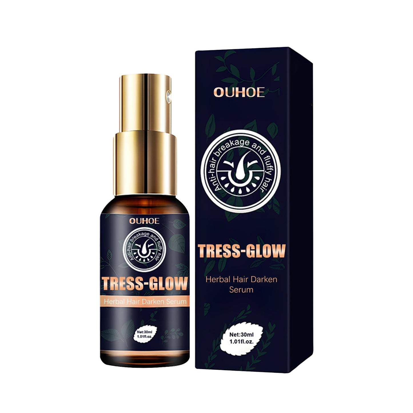 Herbal Hair Essence, Moisturizes Scalp Strong Hair Roots Thick Beard Care Essence - Korvel