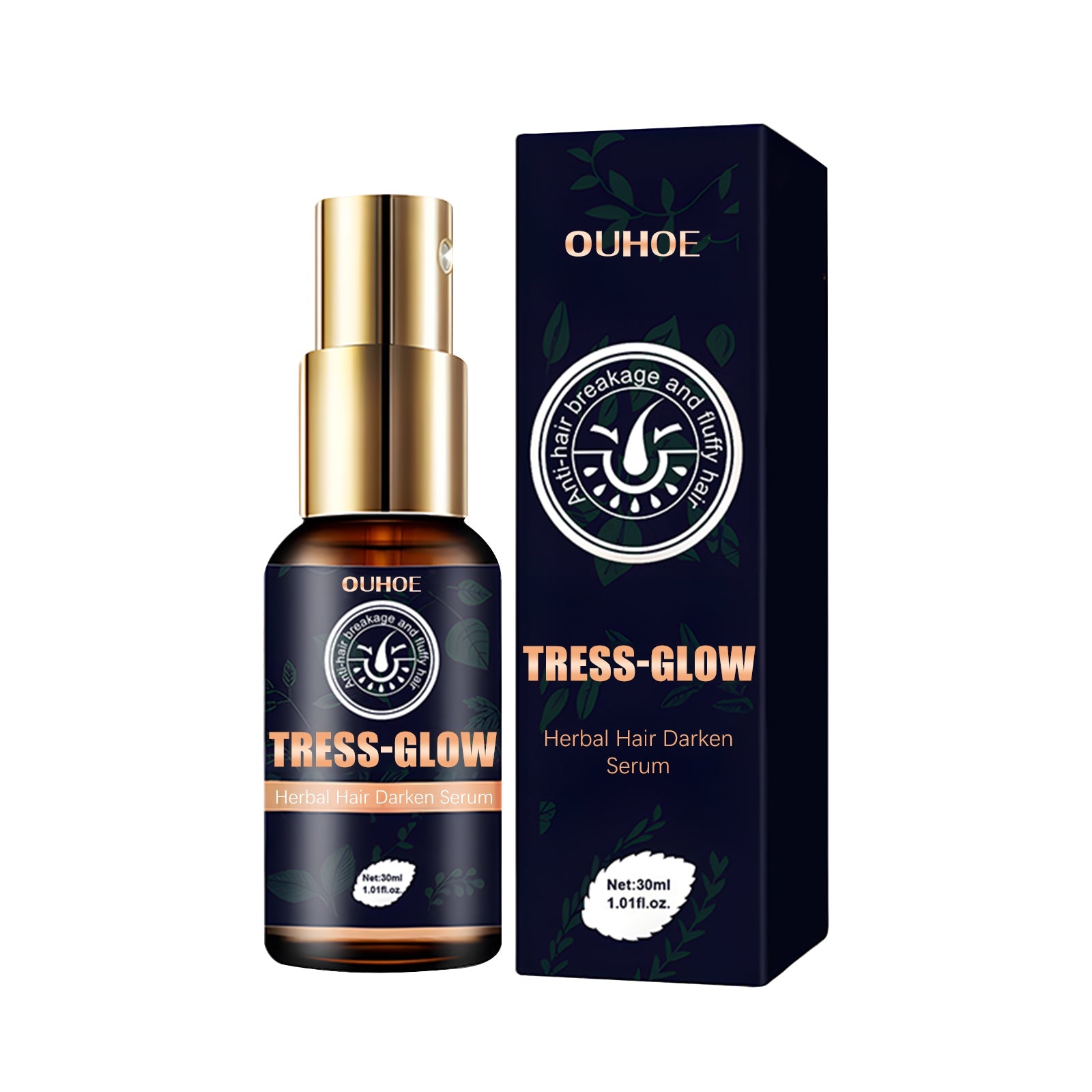 Herbal Hair Essence, Moisturizes Scalp Strong Hair Roots Thick Beard Care Essence - Korvel