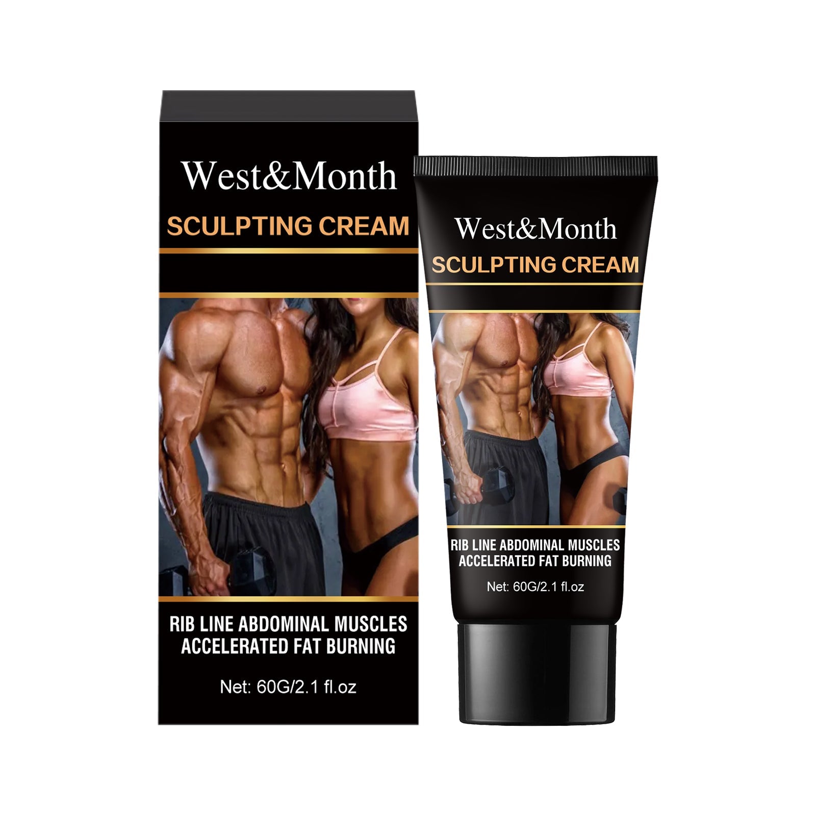 Muscle Sculpting Cream, Massage Firming Abdominal Muscles To Show The Waistline Abs Cream - Korvel