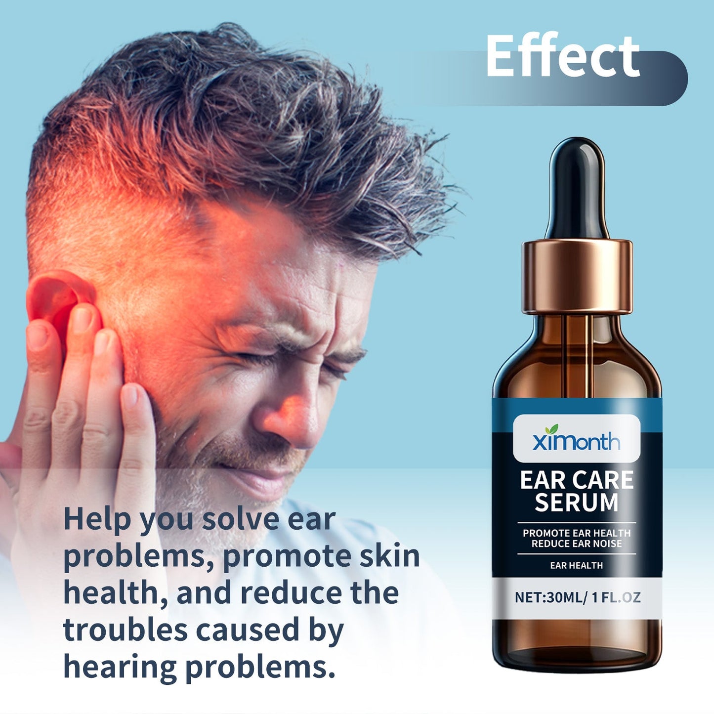 Sérum Premium pour le Soin des Oreilles pour le Confort et la Propreté