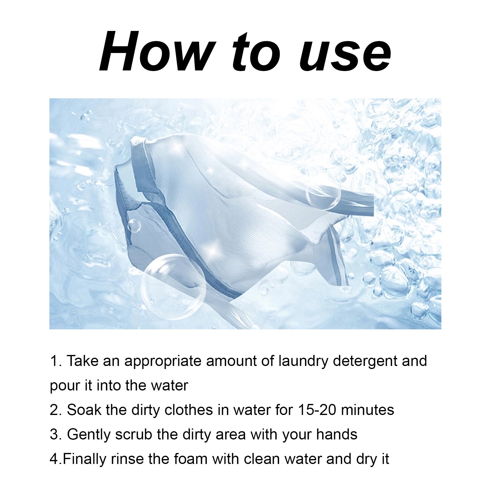 Active Enzyme Laundry Cleaner, Deep Cleansing Clothing Removes Stubborn Stains Gently And Does Not Irritate - Korvel